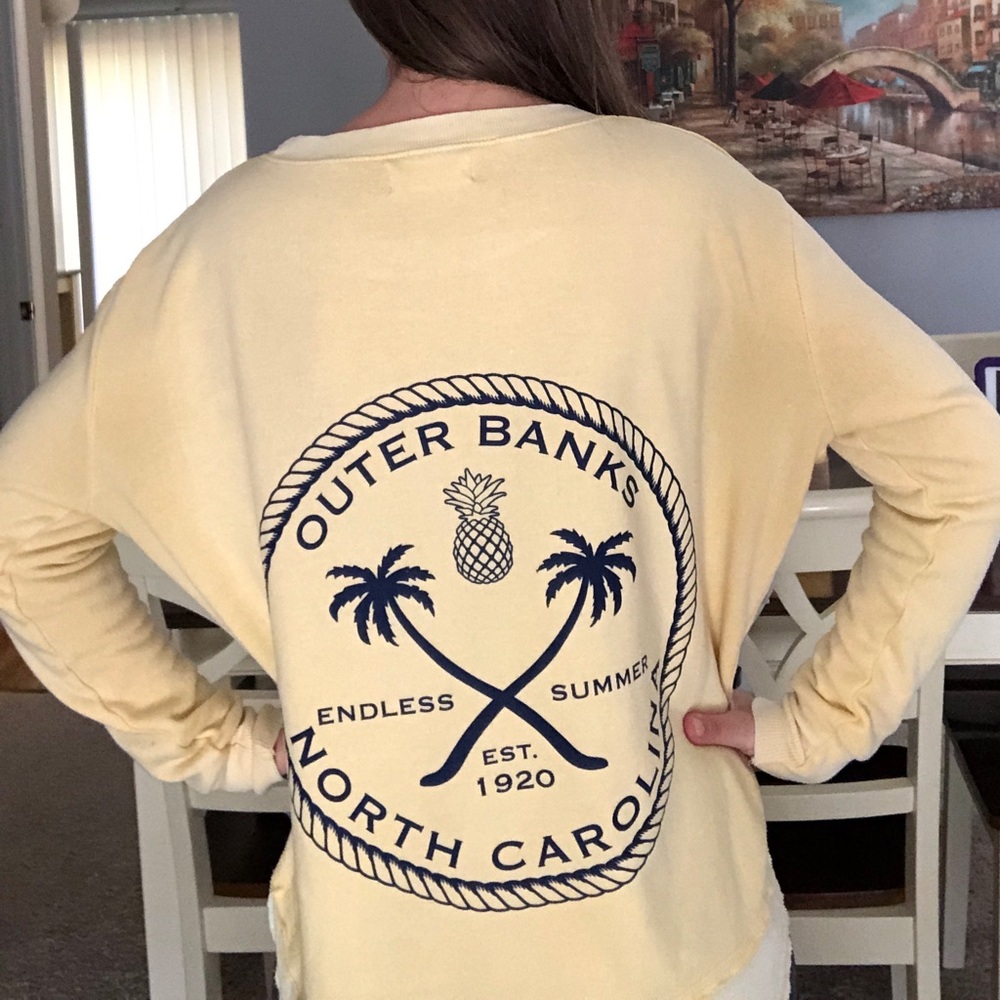 OBX Baby Yellow Sweatshirt